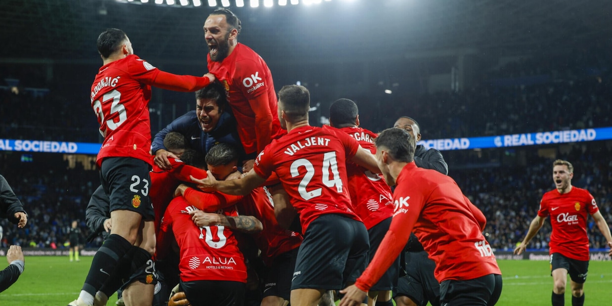 Coppa del Re, Maiorca prima finalista: Real Sociedad ko ai rigori