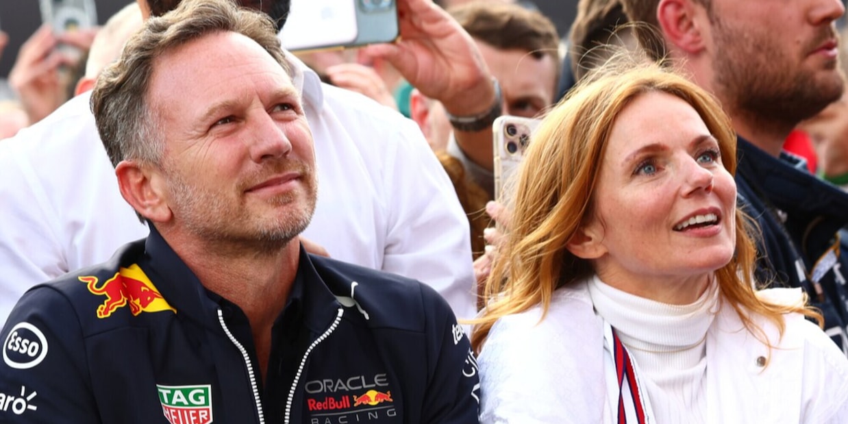 Bufera Horner, dopo gli screenshot Geri Halliwell vola in Bahrain