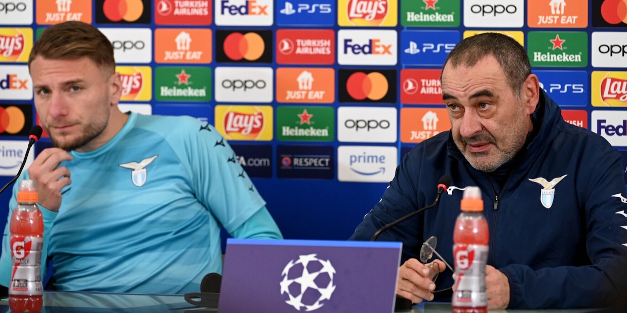 Lazio, Immobile saluta Sarri: il suo messaggio sui social