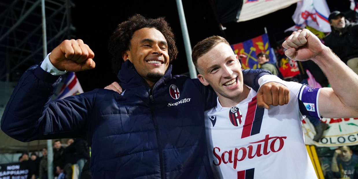 Bologna, Zirkzee si toglie la tuta