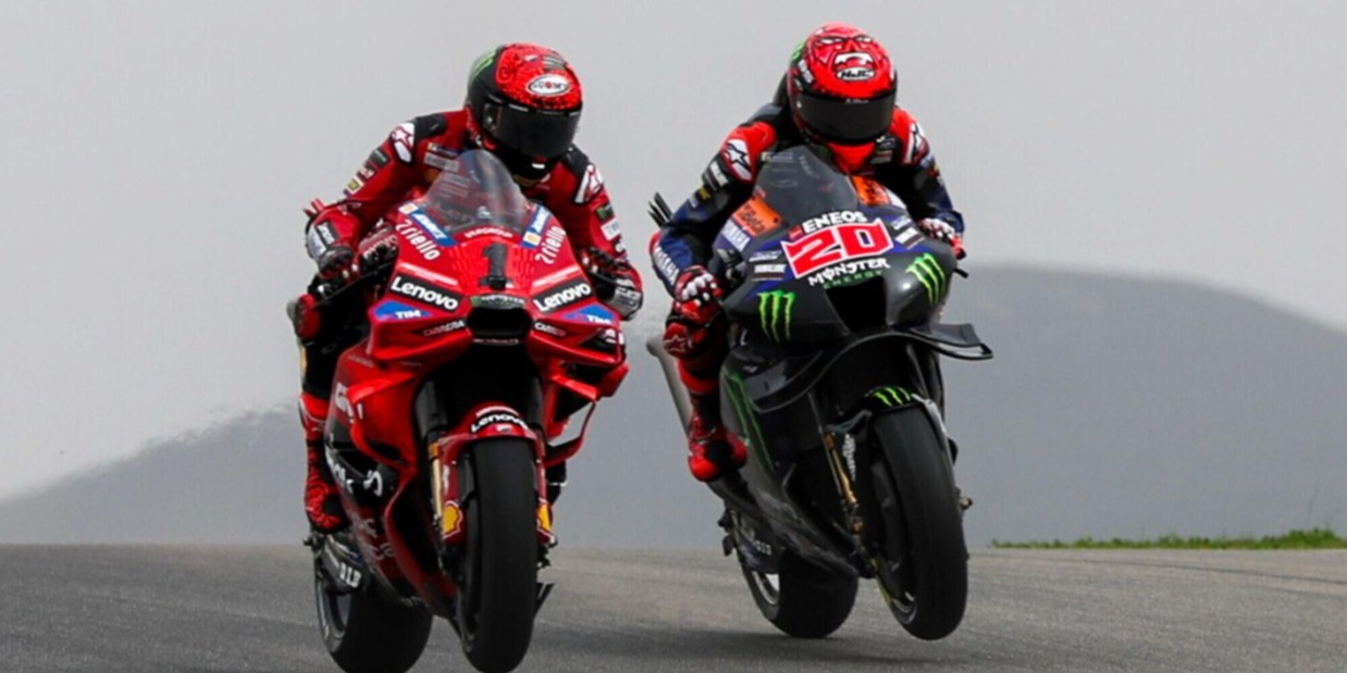 MotoGp, incidente tra Bagnaia e Marquez in Portogallo. Vince Martin su Bastianini