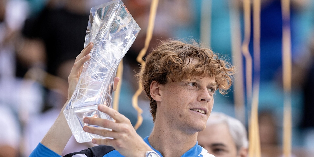 Sinner trionfa a Miami e sale al secondo posto del ranking Atp: rivivi la diretta