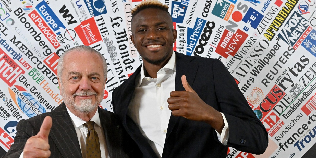 Napoli, De Laurentiis ai pm: "Nessun vantaggio dall’affare Osimhen col Lilla"