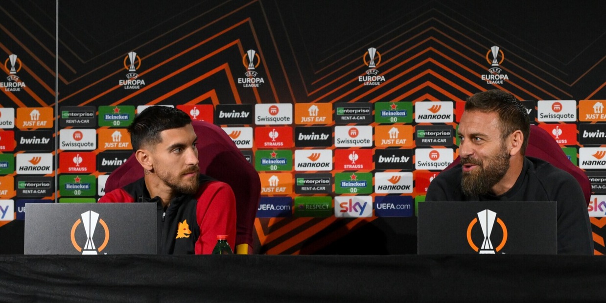 De Rossi e Pellegrini, conferenza stampa prima di Roma-Milan. Rivivi la diretta