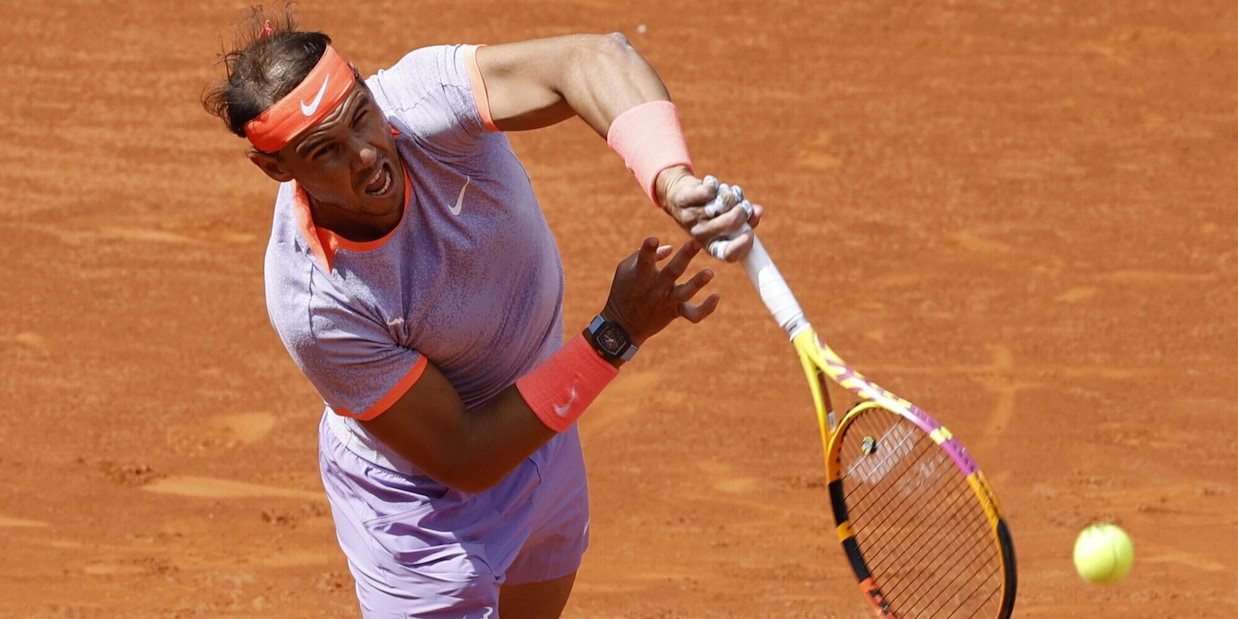 Madrid, strepitoso Nadal: agli ottavi dopo tre ore di partita, Cachin ko