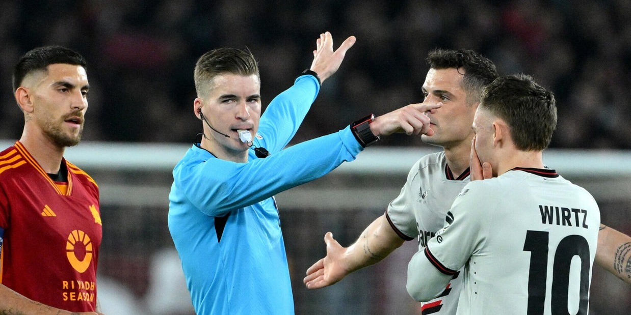 Moviola Roma-Bayer, Letexier bocciato: che errore su Andrich!