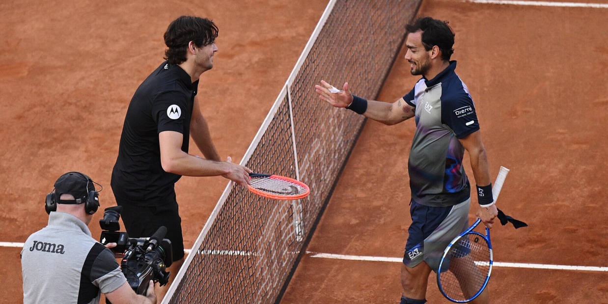 Fognini-Fritz (6-3, 6-4) rivivi diretta Internazionali di Roma: la sfida