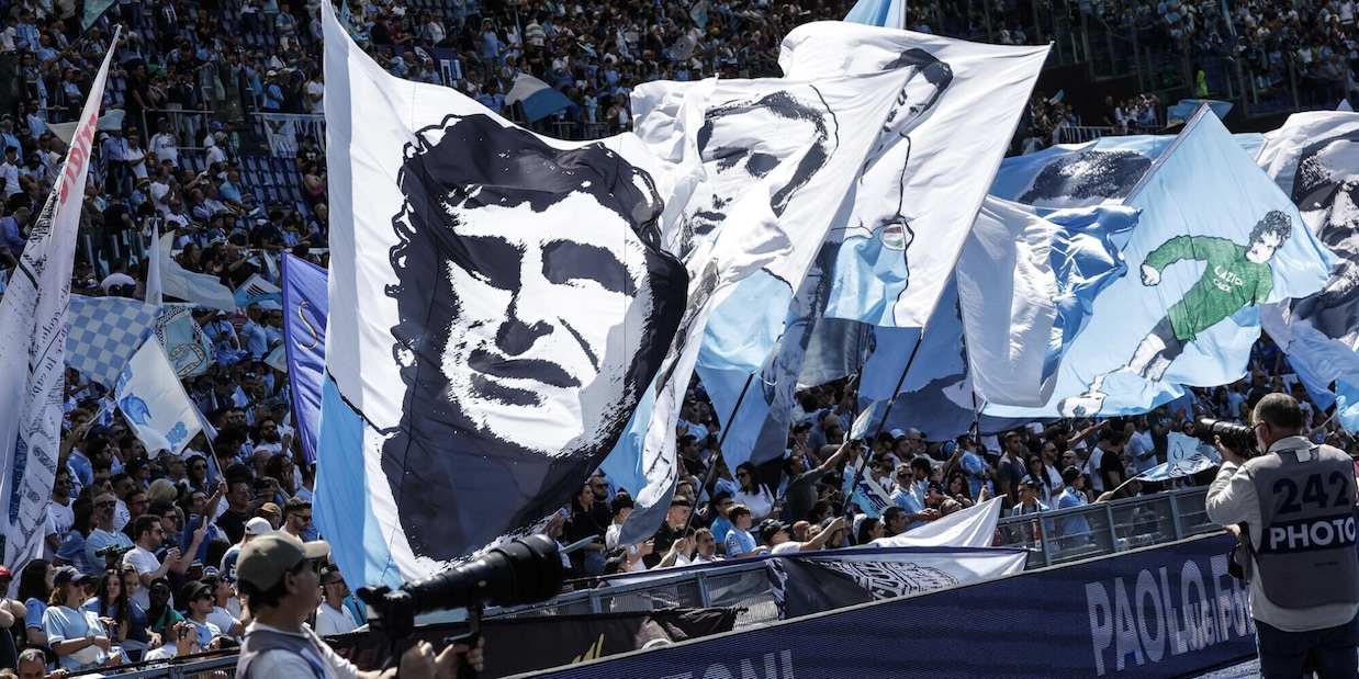 Lazio, festa all'Olimpico per la squadra del ’74: la dedica tra brividi e lacrime