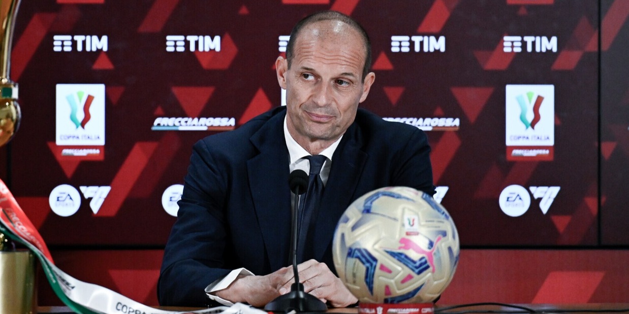 Allegri prima della finale di Coppa Italia: "L'obiettivo era la Champions", rivivi la diretta