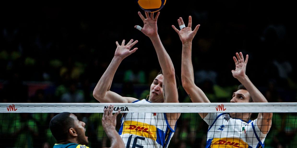 Nazionale Maschile: l'Italia batte anche il Brasile