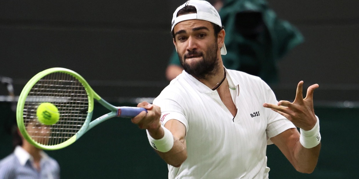 Berrettini, l'assurda statistica sull'erba nonostante la sconfitta ad Halle