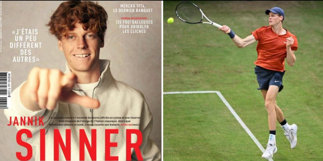 Sinner si racconta: "Come scelgo le racchette e perché non amo i social"