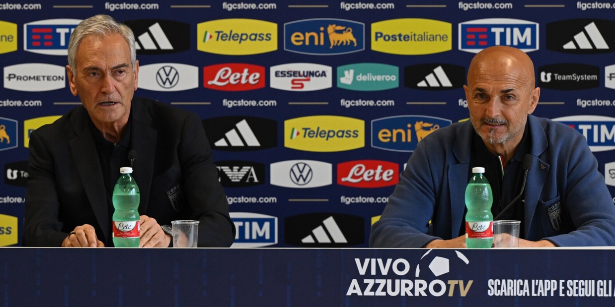 Spalletti e Gravina, la conferenza dopo il ko dell'Italia: niente dimissioni