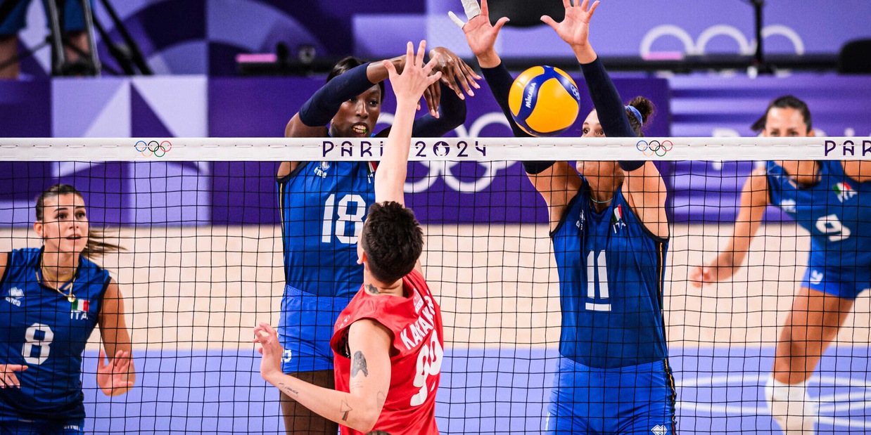 Olimpiadi: l'Italia è grande, Turchia travolta Olimpiadi: l'Italia è grande, Turchia travolta