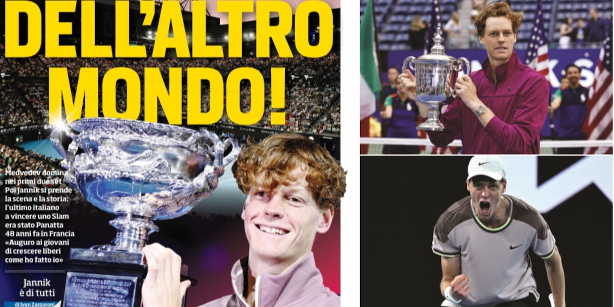 Semplicemente Sinner è lui l’uomo degli Slam