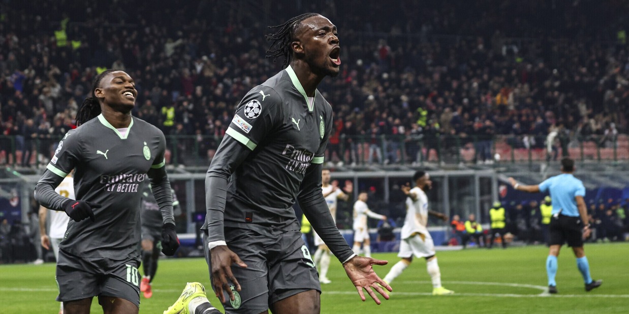 Milan-Stella Rossa: Abraham decide la sfida di Champions. Rivivi la diretta