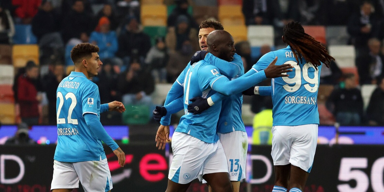 Napoli, rimonta di forza: Lukaku e Anguissa stendono l'Udinese, Conte a -2 dall'Atalanta. Rivivi la diretta