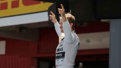 FOTO Gp Spagna, Rosberg sul podio con Hamilton e Vettel
