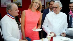 Maria Sharapova a Parigi con chef Ducasse