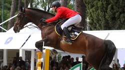 Piazza di Siena, prima vittoria italiana con Previtali in sella ad Ambra