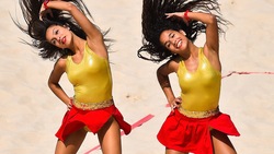 A Baku ballerine scatenate prima del beachvolley