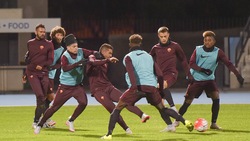 Roma, allenamento al tramonto nel freddo di Melbourne