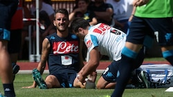 Napoli, si ferma Valdifiori, medici subito in campo