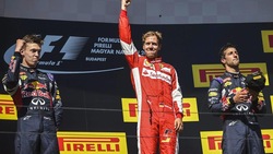Gioia Ferrari, Vettel sul podio a Budapest