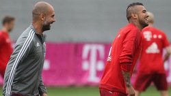 Vidal, al lavoro col Bayern sotto gli occhi di Guardiola