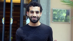 Roma, Salah in posa dopo le visite mediche