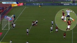 Florenzi atterrato in area: la Roma chiede il rigore