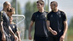 Juve, la rifinitura prima della partenza per Manchester