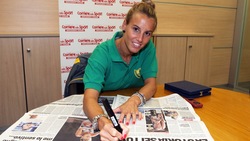 Tania Cagnotto in visita al Corriere dello Sport