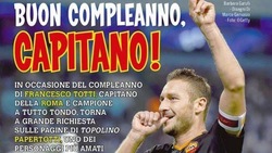 Roma, anche Topolino celebra Totti