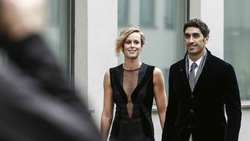 Pellegrini, che look alle sfilate di moda milanesi