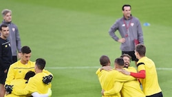 Il Siviglia allo Stadium: rifinitura anti-Juve