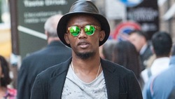 Eto'o e la moglie, che look a Milano!