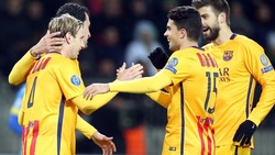 Bate Borisov-Barcellona 0-2: i blaugrana in vetta, doppietta Rakitic