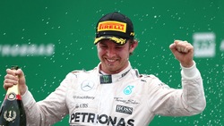 Gp Brasile, festa Rosberg. Per Vettel è record sul podio