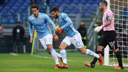 Lazio-Palermo 1-1, Candreva su rigore risponde a Goldaniga