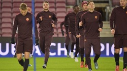 Champions League Roma, rifinitura al Camp Nou: c'è il Barcellona nel mirino