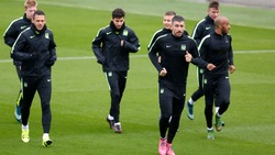 Il Manchester City si prepara al match contro la Juventus