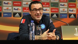 Europa League Napoli, Sarri ed El Kaddouri in conferenza stampa