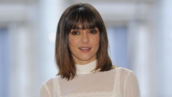 Ambra Angiolini, che bella alla presentazione di "Tradimenti"