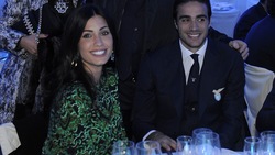 Lazio, Federica Nargi illumina la cena di Natale