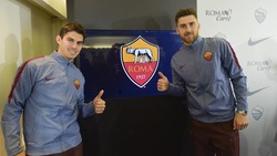 Roma, Perotti e Zukanovic day: ecco le foto
