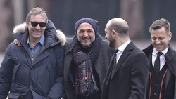 Spalletti, look casual e barba al meeting degli arbitri