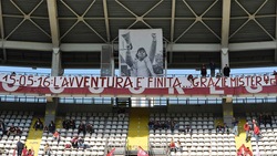 Torino-Carpi, striscione per Ventura: "Grazie, ma avventura finita"