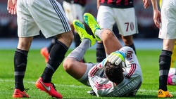 Chievo-Milan, Donnarumma botta alla testa: esce per precauzione