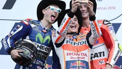 MotoGp Austin, festa Marquez. Rossi subito ko